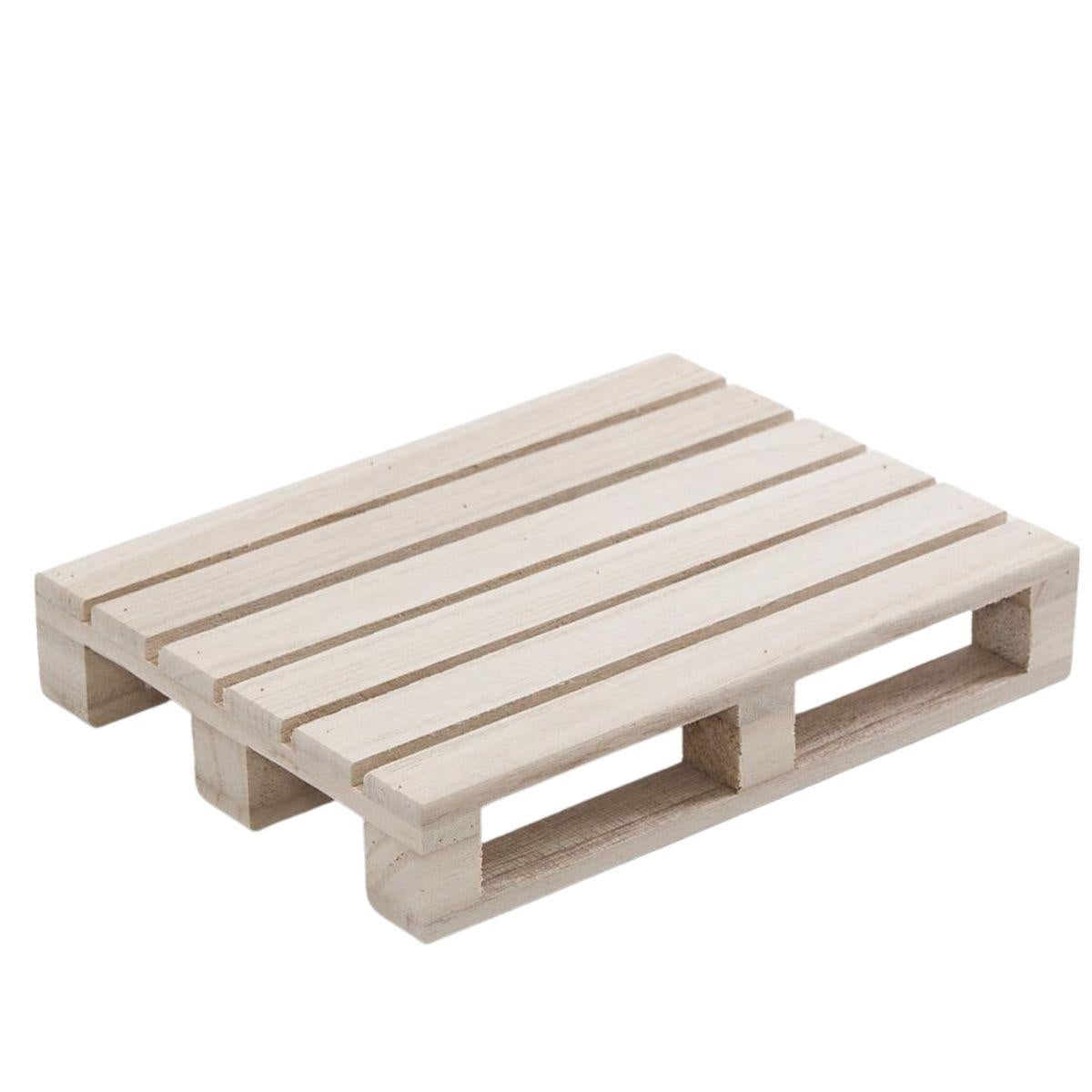 Vassoio per sushi a pallet in miniatura, 20x15H4 cm (kit da 10)