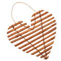 Decorazione cuore di cannella, H25 cm, set di 6