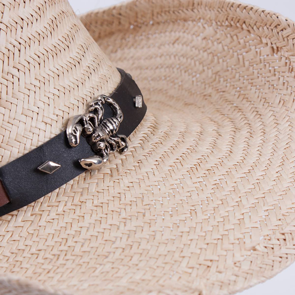 Cappello in rafia stile Panama, taglia 58