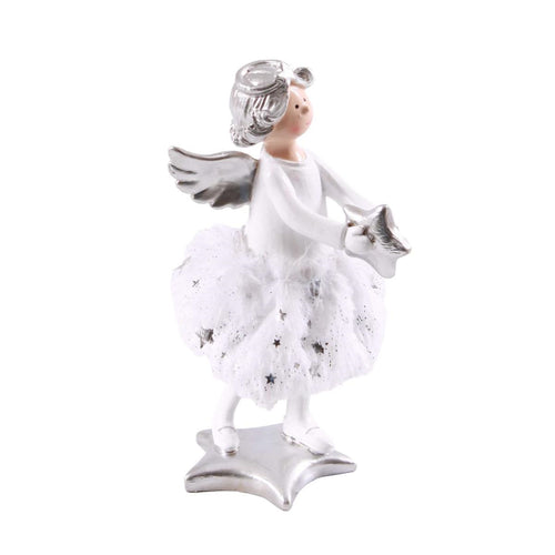 Angelo decorativo in resina H20