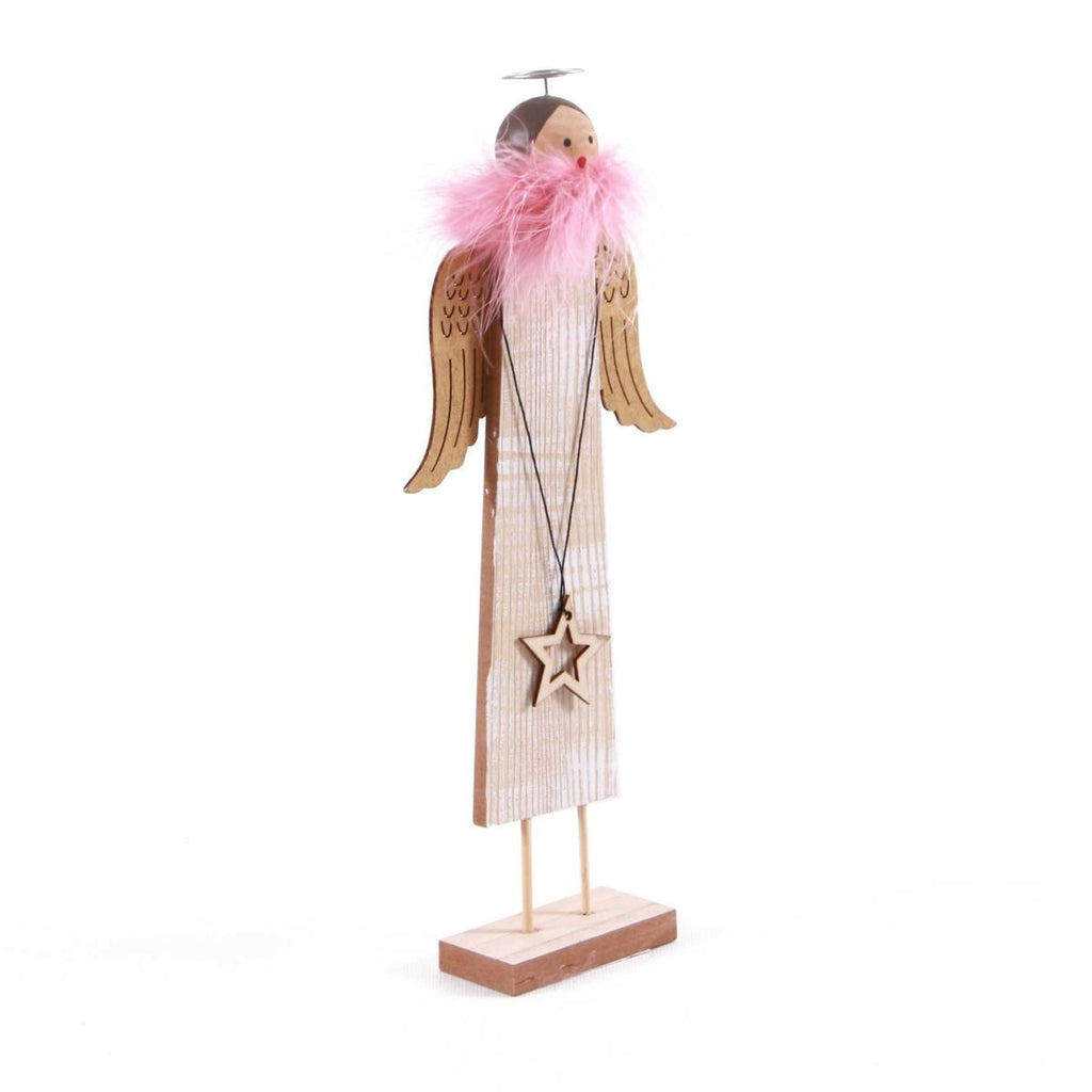 Angelo decorativo in mdf, 14H35 cm