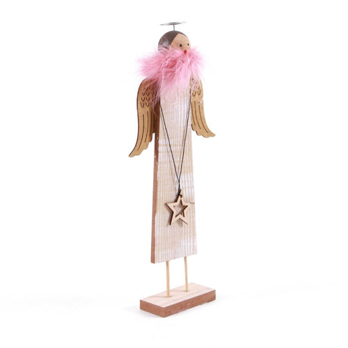 Angelo decorativo in mdf, 14H35 cm