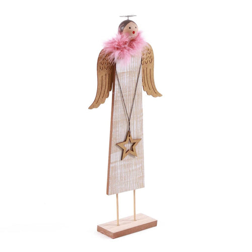 Angelo decorativo in mdf, 17H42 cm