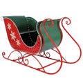 Slitta metallo rossa, 112x40x63 cm