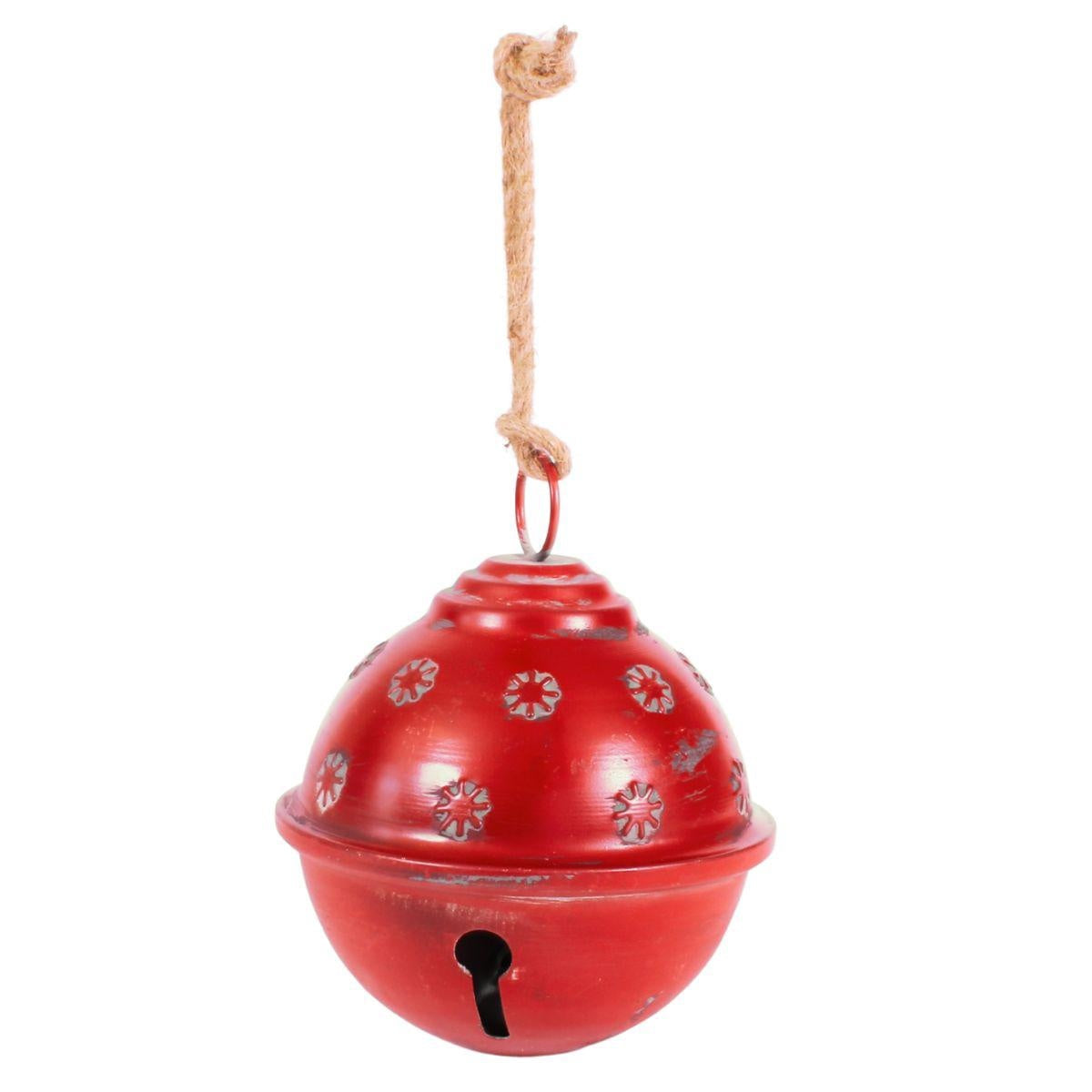 Palla metallo rossa, Ø18 cm