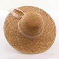 Cappello da donna in paglia con nastro, taglia unica, 36H12 cm (kit da 10)