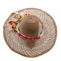 Cappello da donna in paglia con nastro (kit da 5)