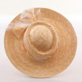 Cappello in paglia da donna con nastro (kit da 5)