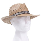 Cappello alpino in paglia traforata, misura 59 (kit da 5)