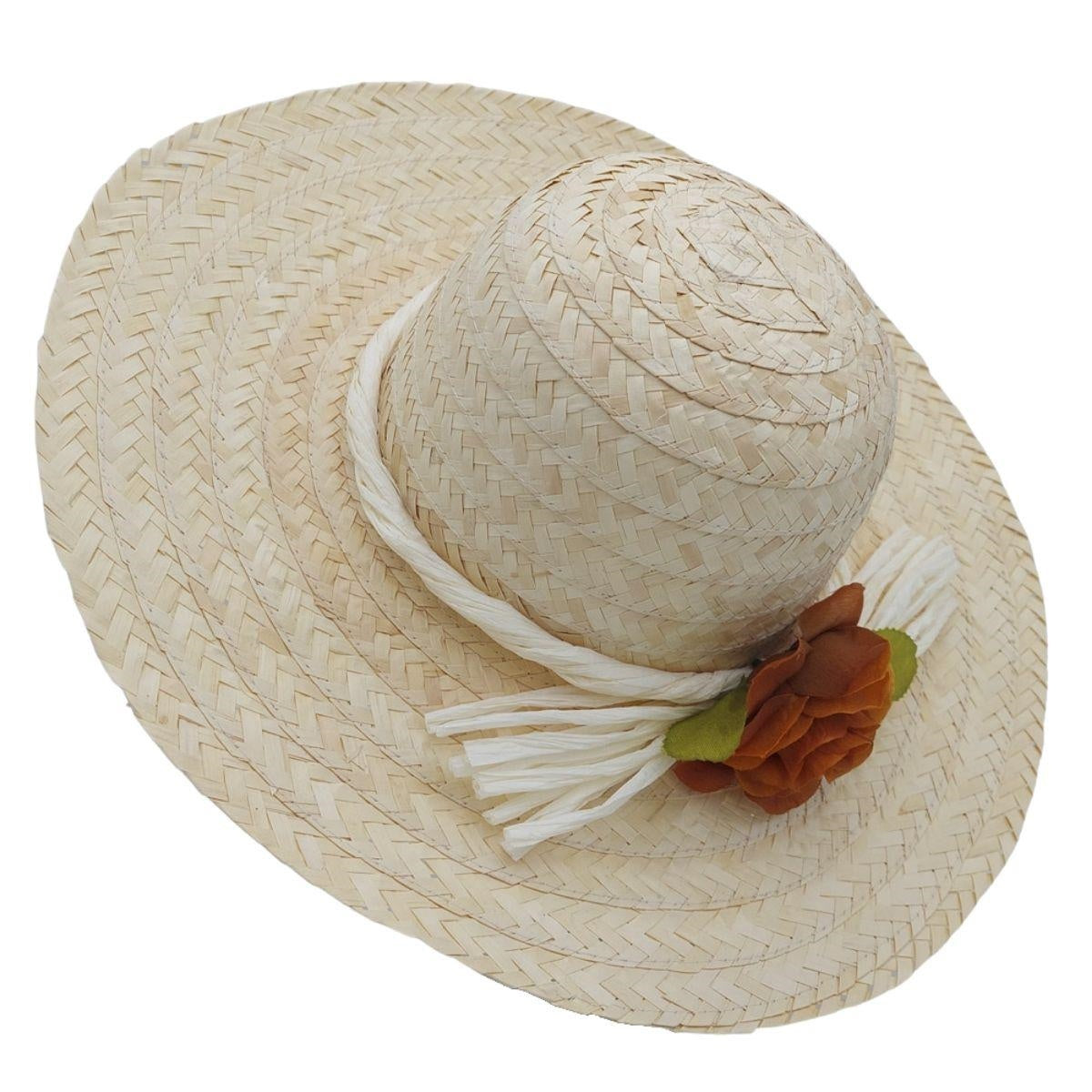 Cappello da donna in palma, taglia unica (kit da 3)