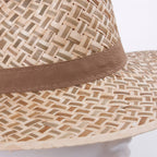 Cappello da uomo in paglia, taglia 57 (kit da 3)