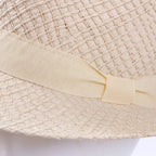 Cappello in fibre naturali panna modello Cubano, taglia unica (kit da 3)
