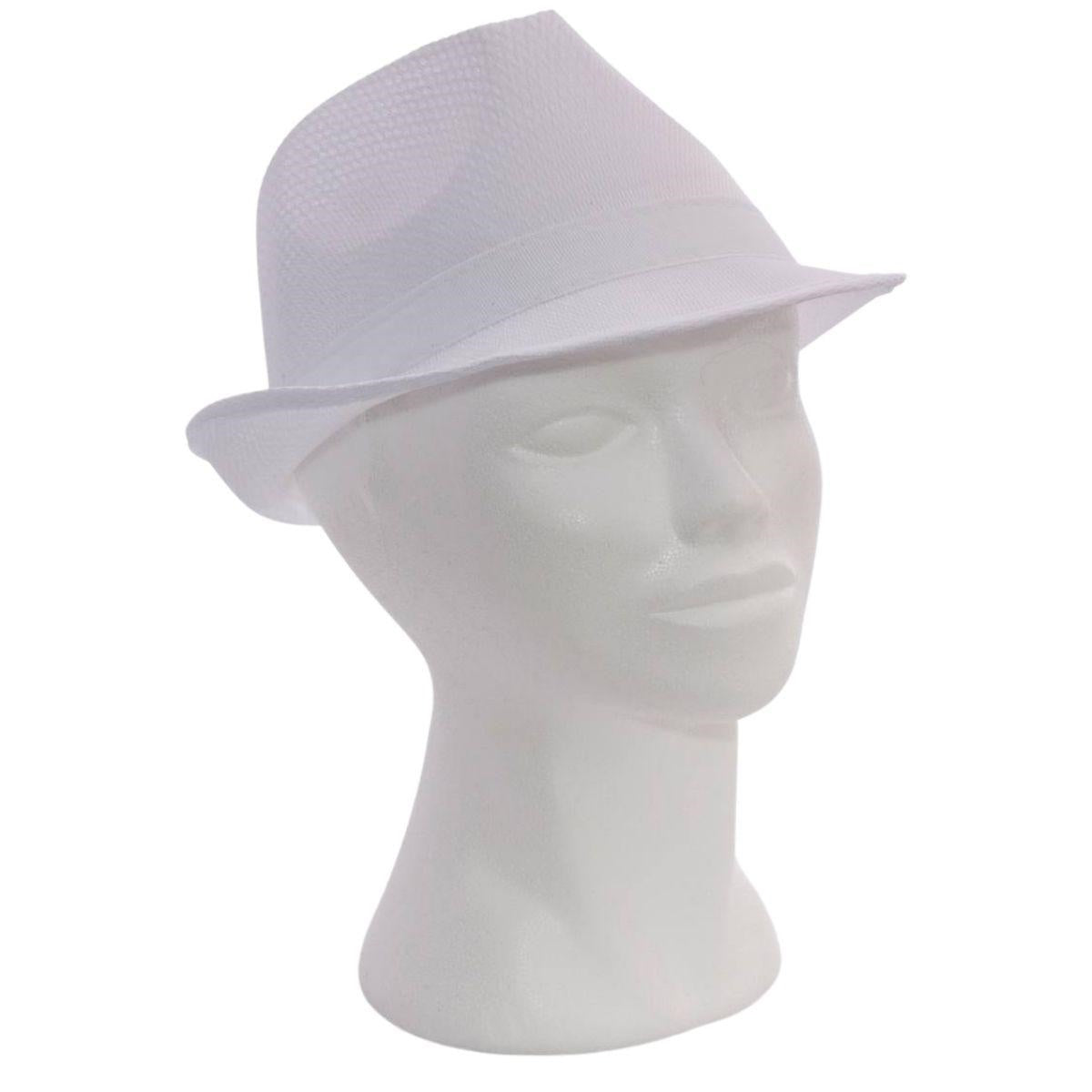 Cappello alpino in poliestere bianco, taglia unica (kit da 10)