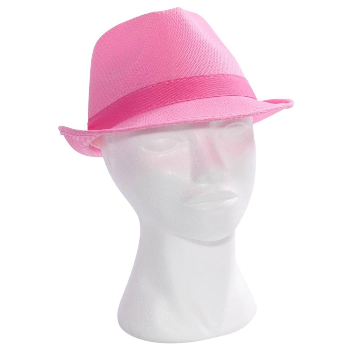 Cappello in poliestere rosa modello alpino, taglia unica (kit da 10)