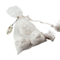Sacchetto con tre cuori in gesso profumati (kit da 5)