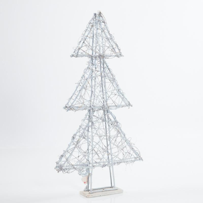 Albero a rami con luci, 55H100 cm