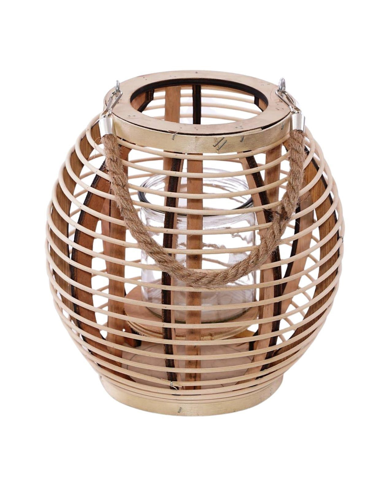 Lanterna in rattan, Ø20H25 cm