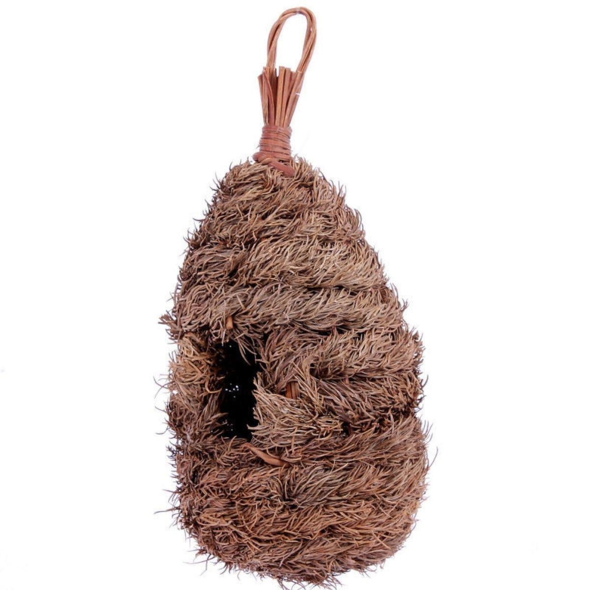 Nido in paglia per uccellini, Ø10H22 cm (kit da 10)