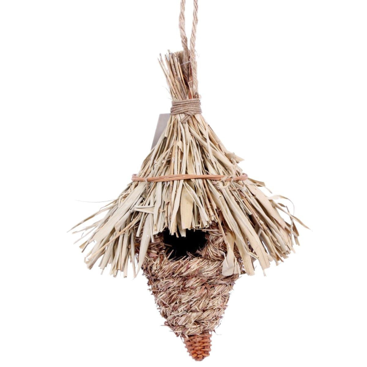 Nido in fibre naturali, H27 cm (kit da 10)