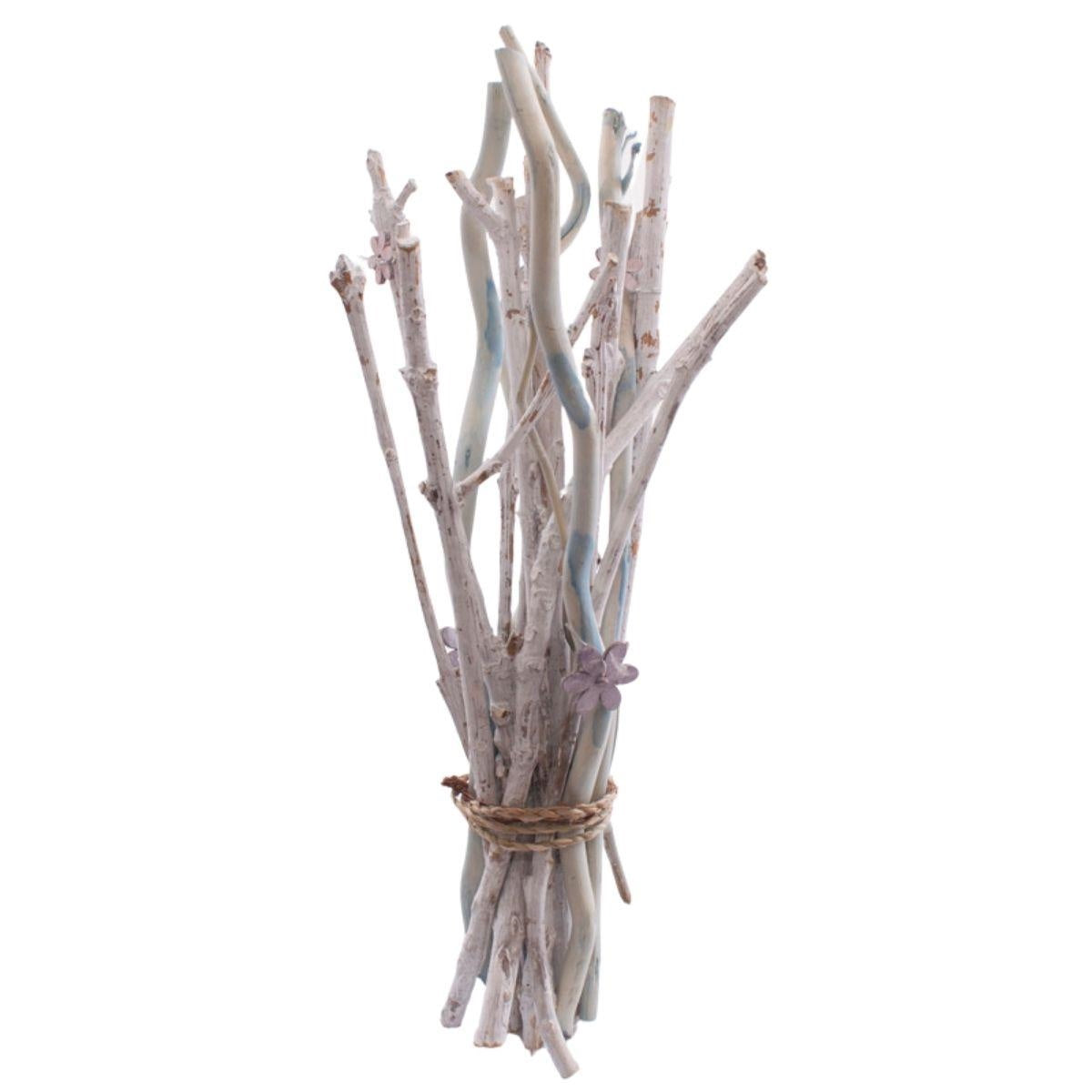Fascio decorativo di rametti sbiancati, 33 cm