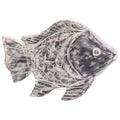 Pesce decorativo in legno di mango, 29x7H19 cm
