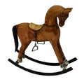 Cavallino a dondolo in legno di mango, 39x40 cm