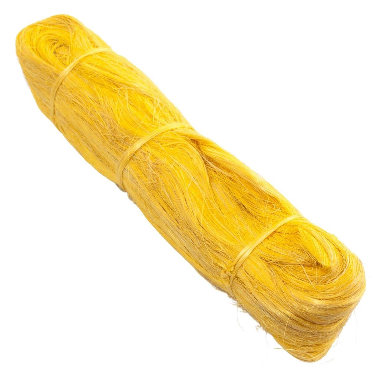Matassa di sisal giallo, confezione da 500 gr (kit da 3)