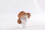 Cappello in rafia a uncinetto, Ø28H10 cm