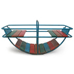 Dondolo decorativo per bambini in metallo, 103x14x47 cm