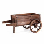 Carretto in legno di abete, 80x44H39 cm