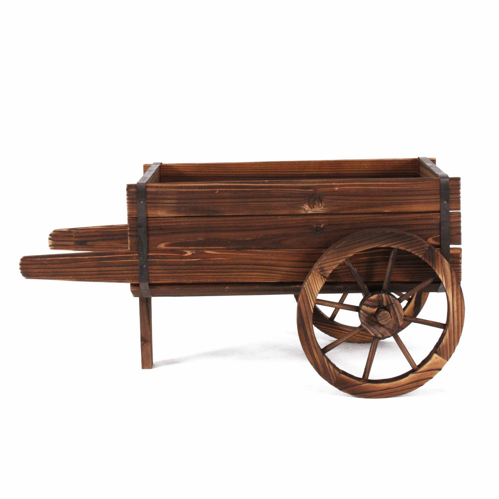 Carretto in legno di abete, 80x44H39 cm