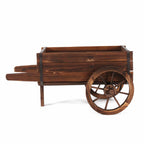 Carretto in legno di abete, 80x44H39 cm