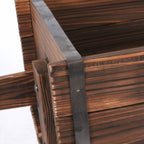Carretto in legno di abete, 80x44H39 cm