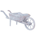 Carriola decorativa abete sbiancata 120X32H45 in KIT