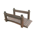 Ponte decorativo in legno di abete, 150x87x60 cm
