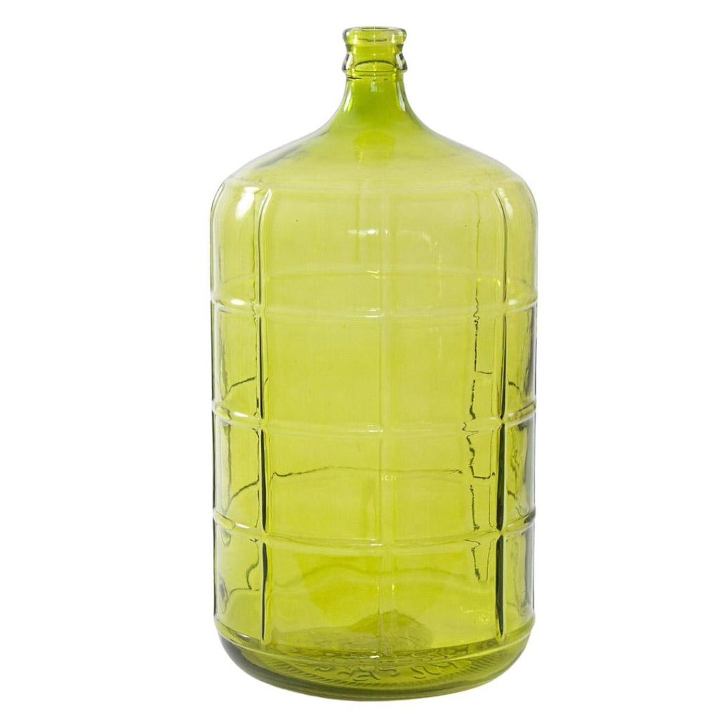 Vaso in vetro verde, Ø28H57 cm