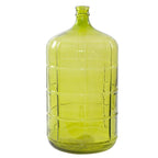 Vaso in vetro verde, Ø28H57 cm