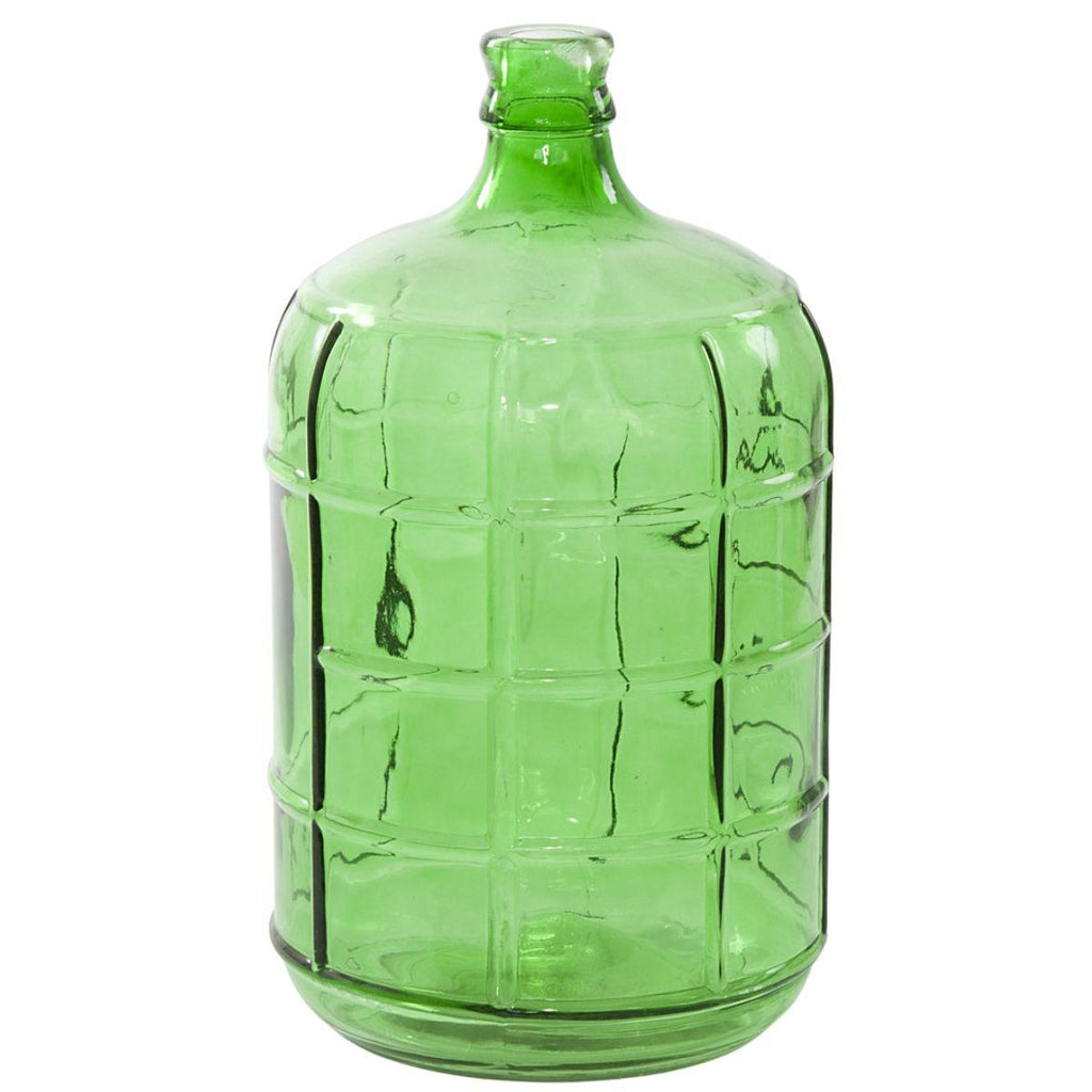 Giara in vetro verde, Ø23H41 cm