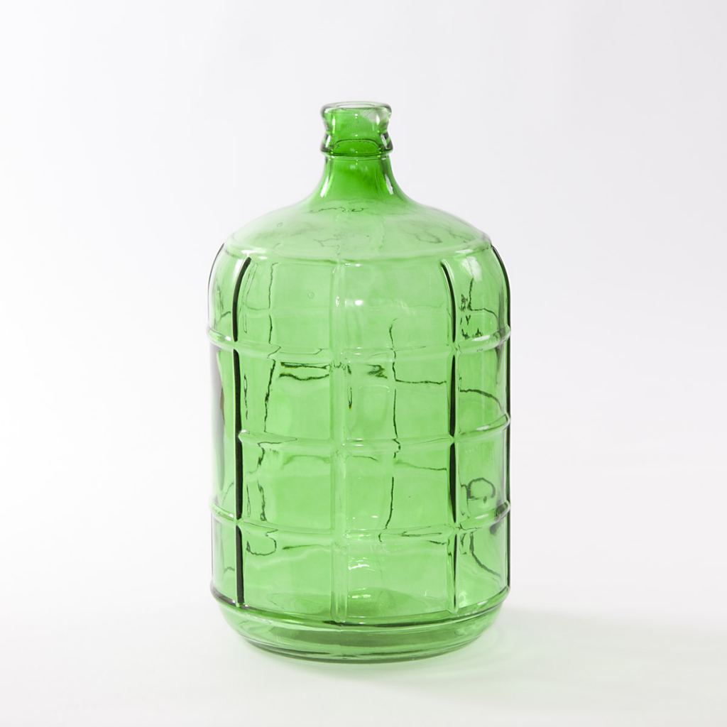 Giara in vetro verde, Ø23H41 cm