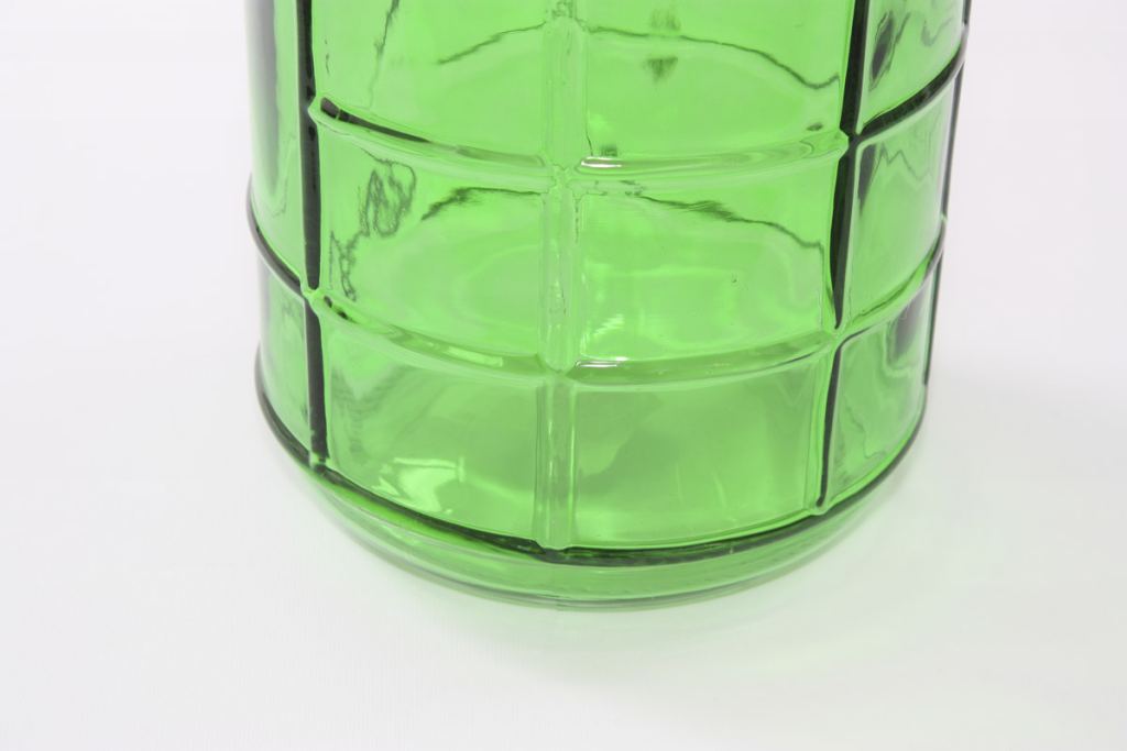 Giara in vetro verde, Ø23H41 cm