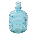 Vaso a bottiglia in vetro azzurro, Ø11H19 cm (kit da 10)