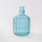 Vaso a bottiglia in vetro azzurro, Ø11H19 cm (kit da 10)