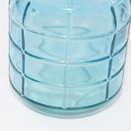 Vaso a bottiglia in vetro azzurro, Ø11H19 cm (kit da 10)