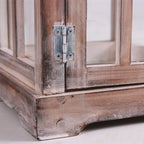 Lanterna in legno di abete scuro, 18x18H43 cm