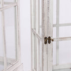 Lanterne in legno di abete, set di 2, 30x28x78 cm