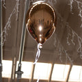 Palloncino decorativo in vetro dorato, Ø32H20 cm