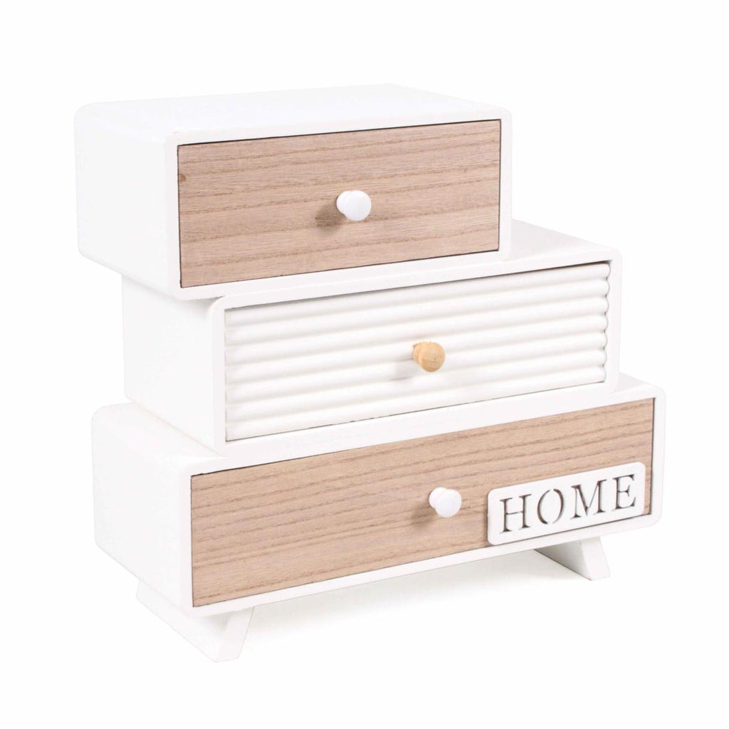 Portagioie in mdf e legno Home, 29x12x27 cm