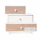 Portagioie in mdf e legno Home, 29x12x27 cm