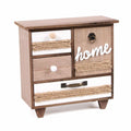 Portagioie in legno e juta "Home", 24x11x24 cm