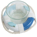 Portacandela tealight a forma di salvagente, set di 8, Ø10 cm